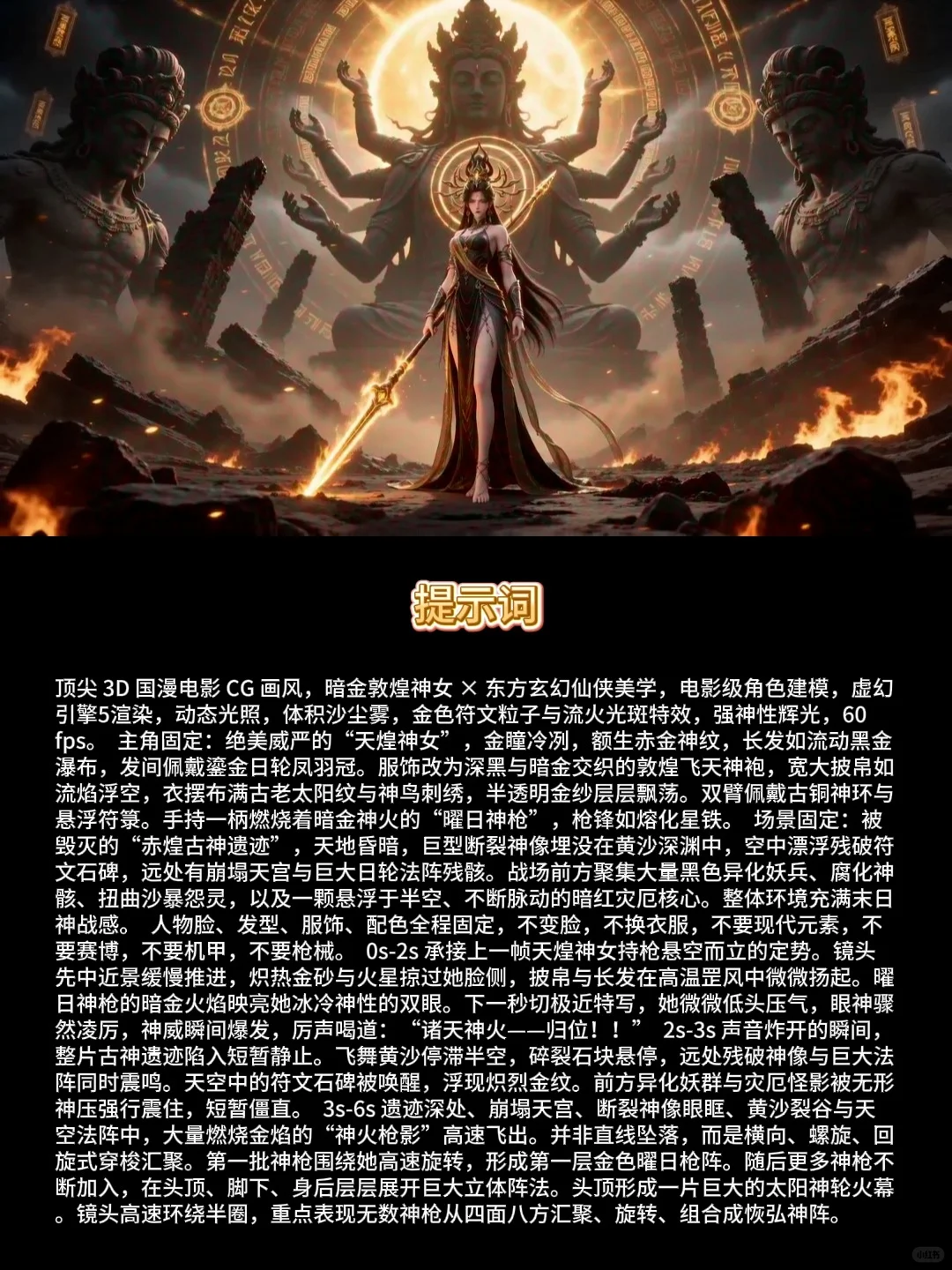 AI提示词分享 | 国漫打斗特效（一）